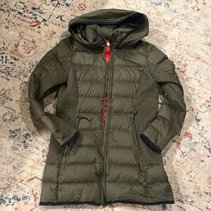 Warm flattering down lole winter coat